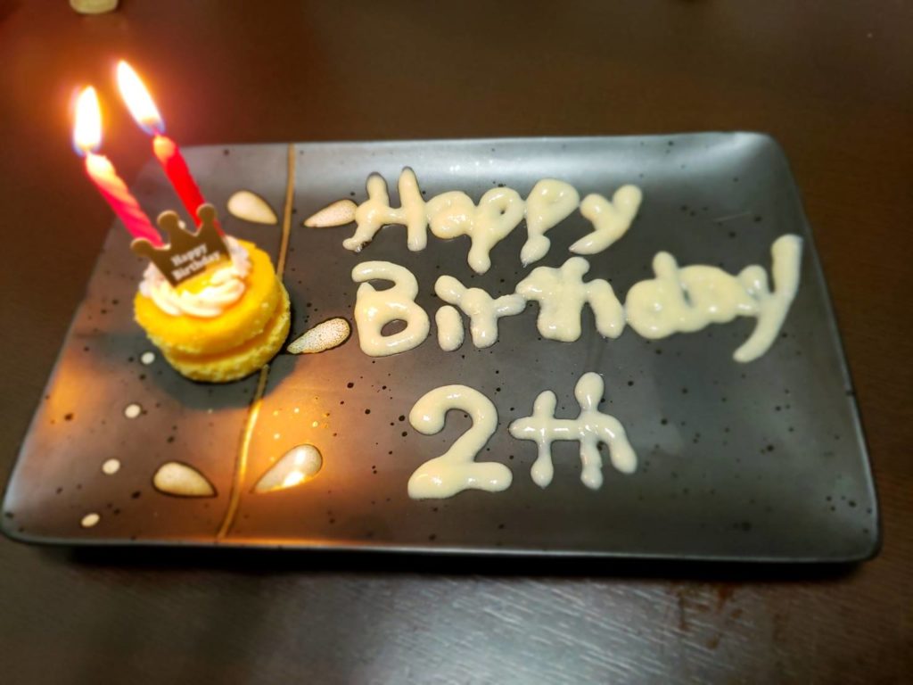 我が家のにゃんこ 黒猫ルナ2歳誕生日おめでと~(*≧∀≦*)